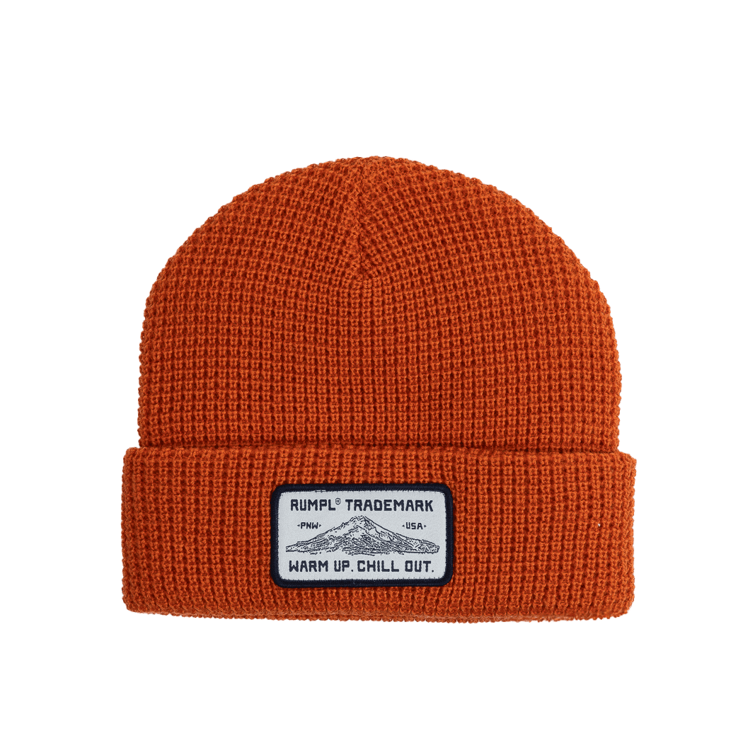 Waffle Beanie - Trademark/Burnt Orange