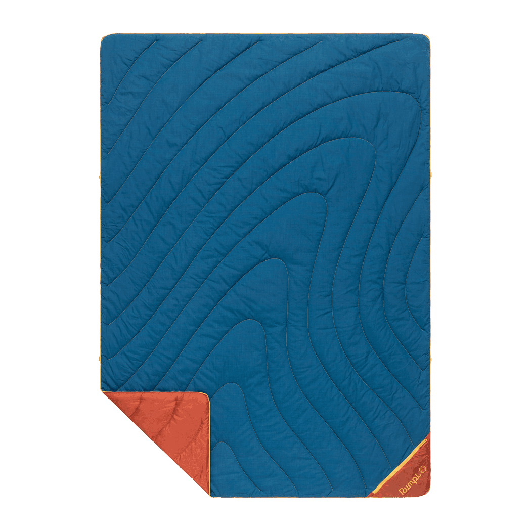 Flame Puffy Blanket - Deep Ember