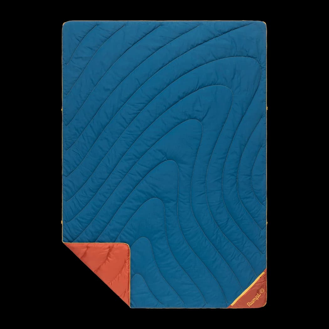 Flame Puffy Blanket - Deep Ember