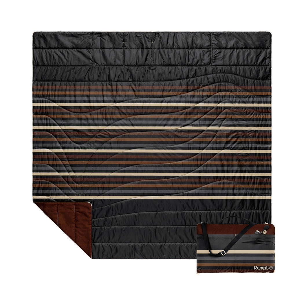 Stash Mat XL - Mocha Mini Stripes