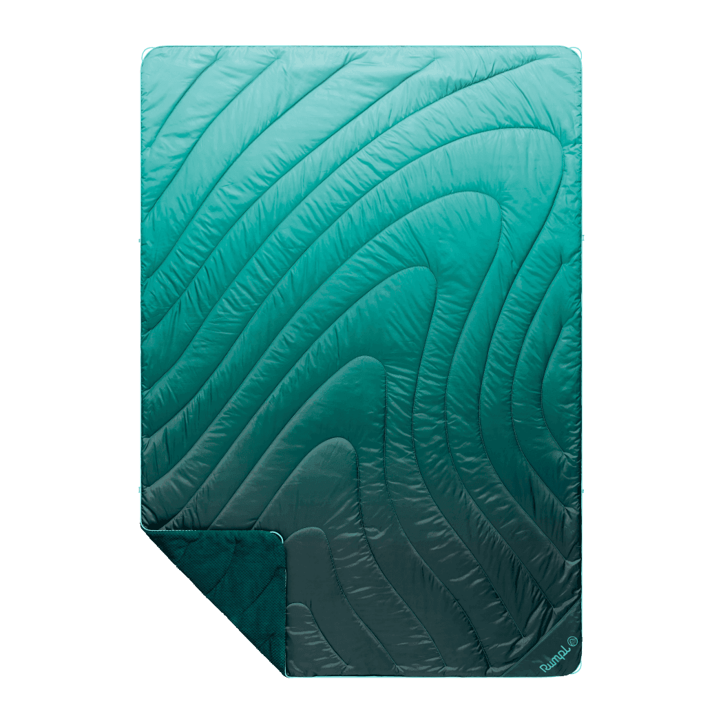 Fleece Puffy Blanket - Jade Fade