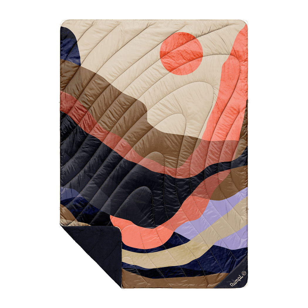 Fleece Puffy Blanket - Valley Dawn
