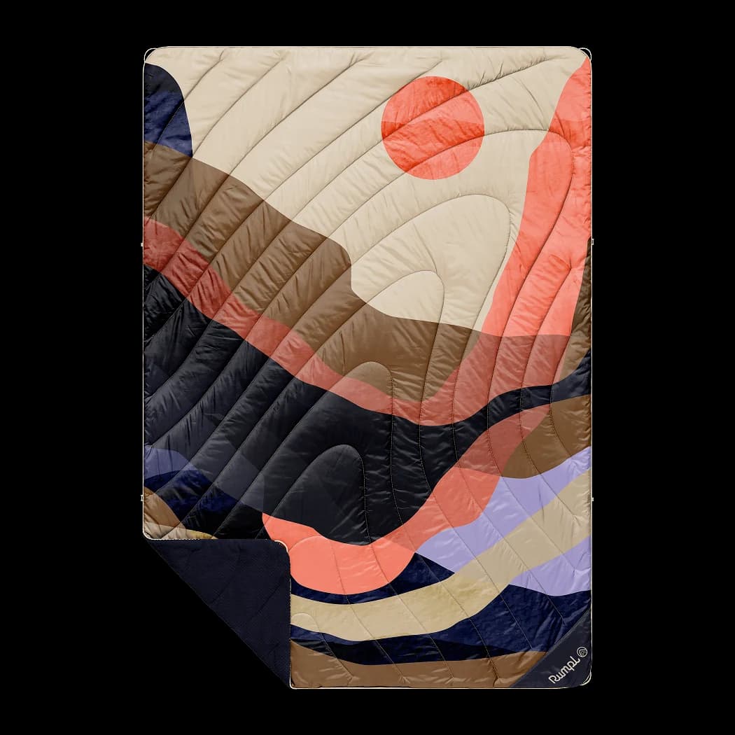 Fleece Puffy Blanket - Valley Dawn