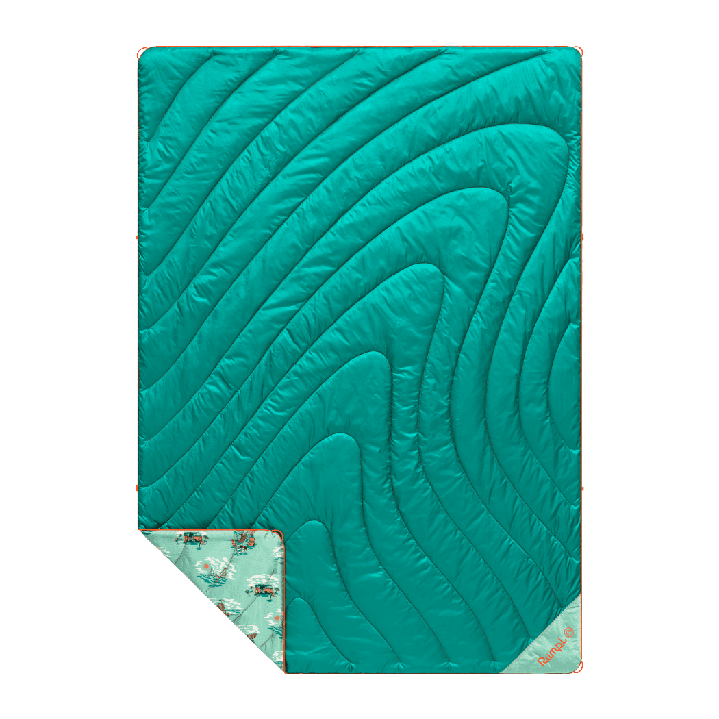 Original Puffy Blanket - Aqua Outer Banks