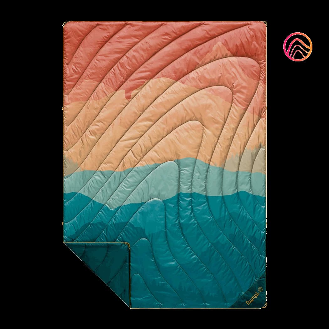 Original Puffy Blanket - Rocky Mountain Sunset Fade - Custom