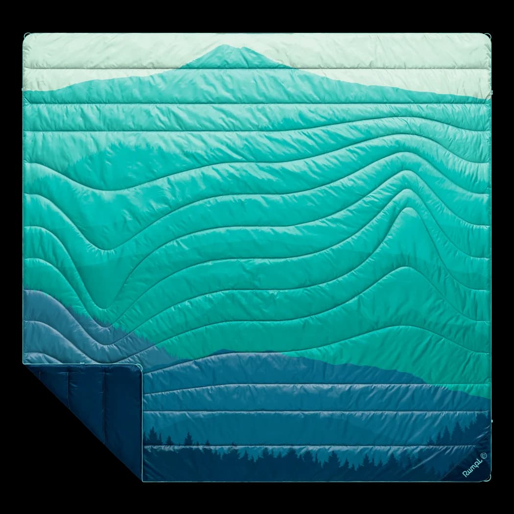 Original Puffy 2 Person Blanket - Seascape Ridge Mountains