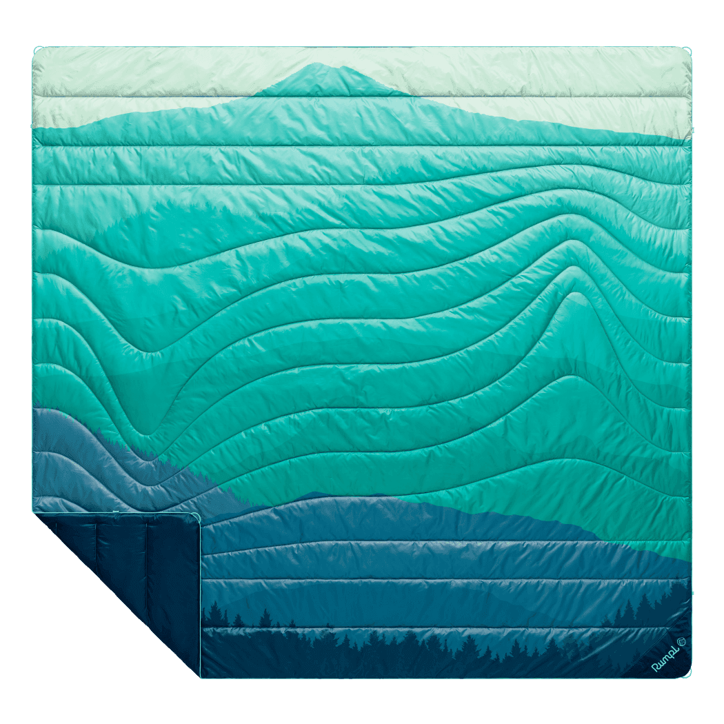 Original Puffy 2 Person Blanket - Seascape Ridge Mountains