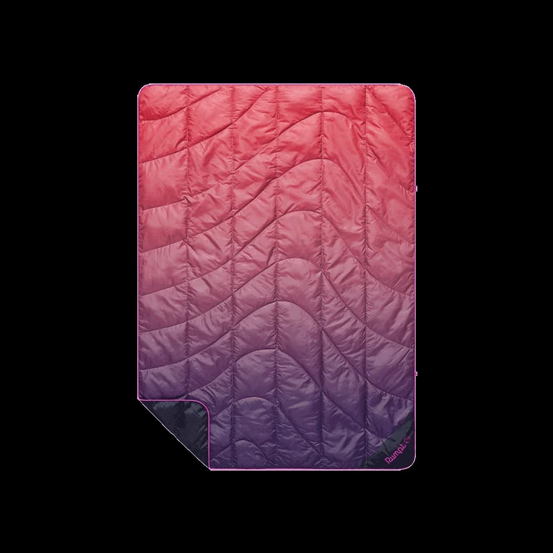 Travel Puffy Blanket - Berry Fade
