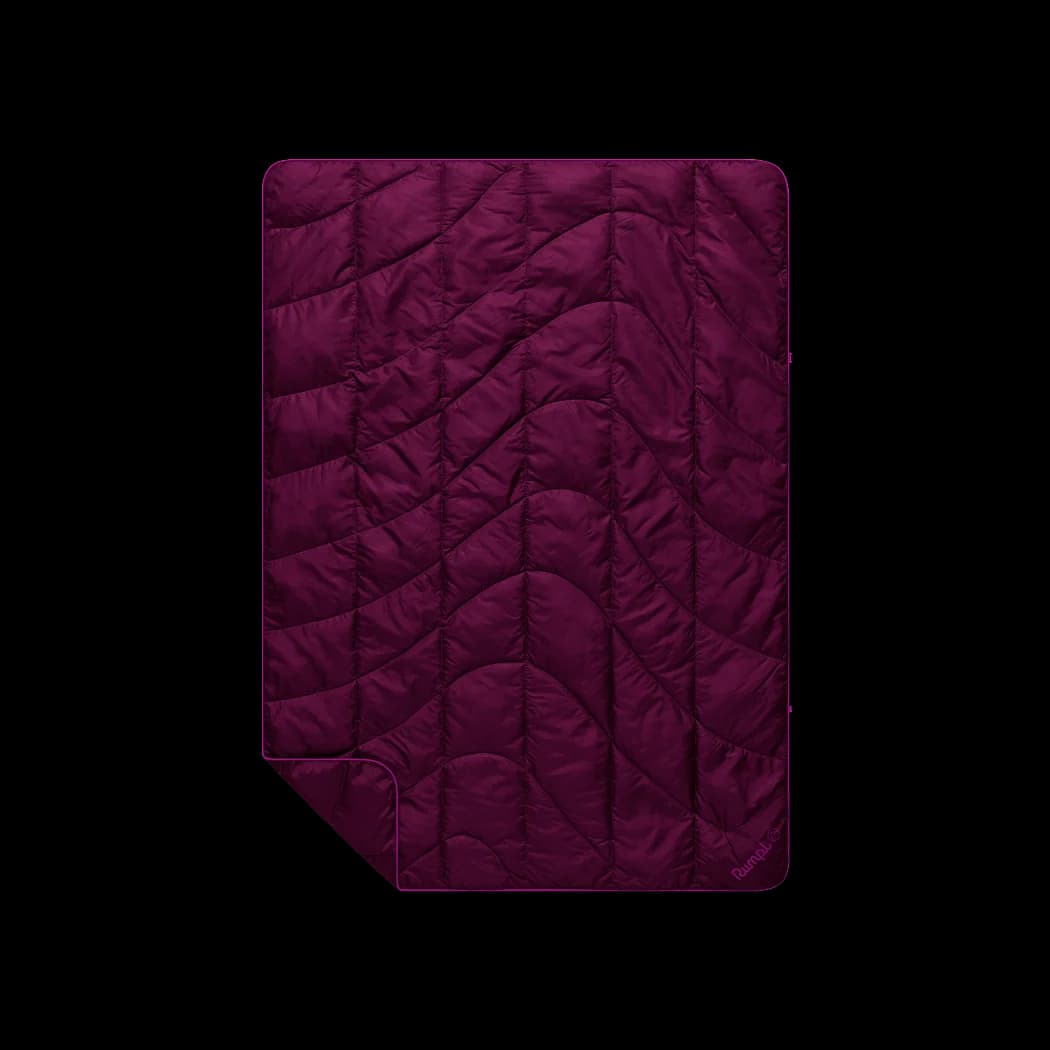 Travel Puffy Blanket - Plum