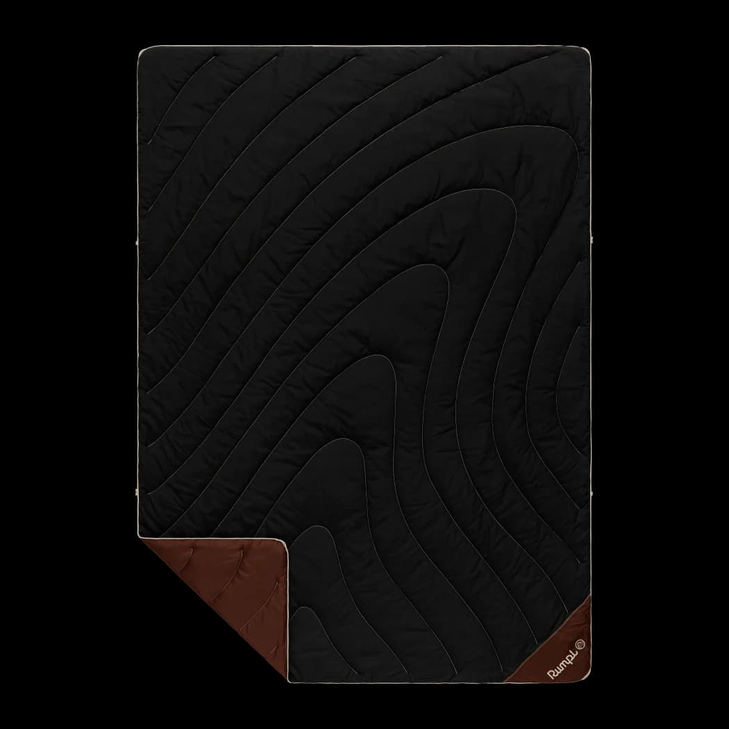 Campfire Puffy Blanket - Black Mocha