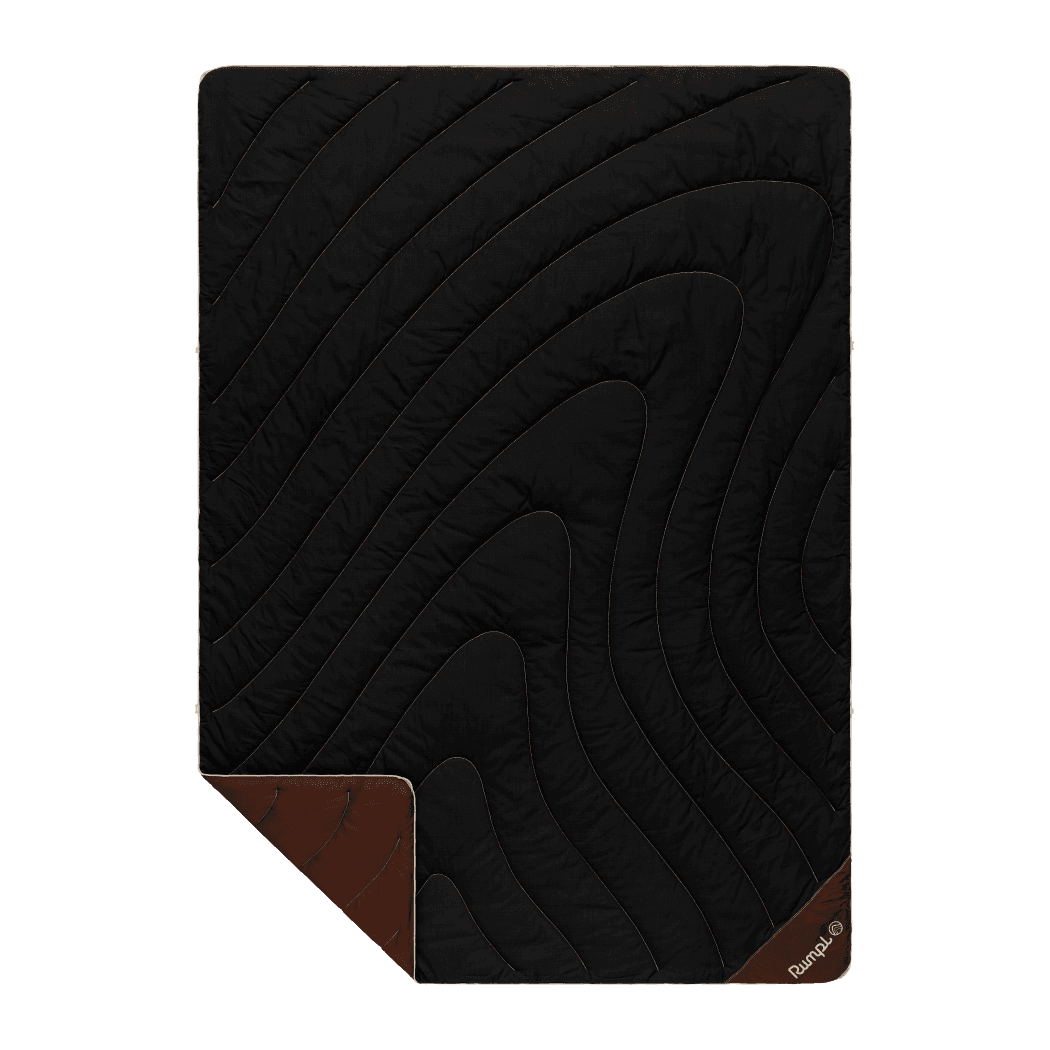 Campfire Puffy Blanket - Black Mocha