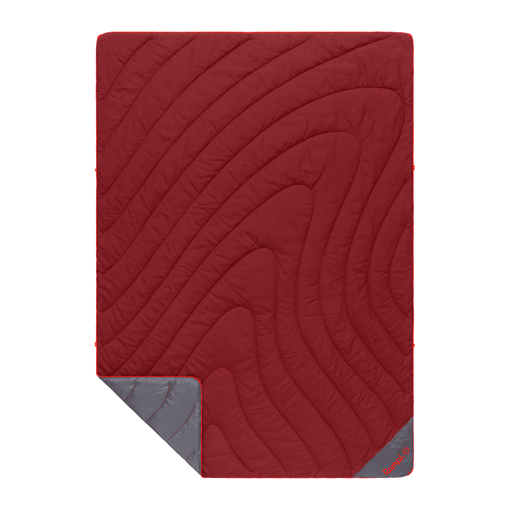 Campfire Puffy Blanket - Cherry Charcoal
