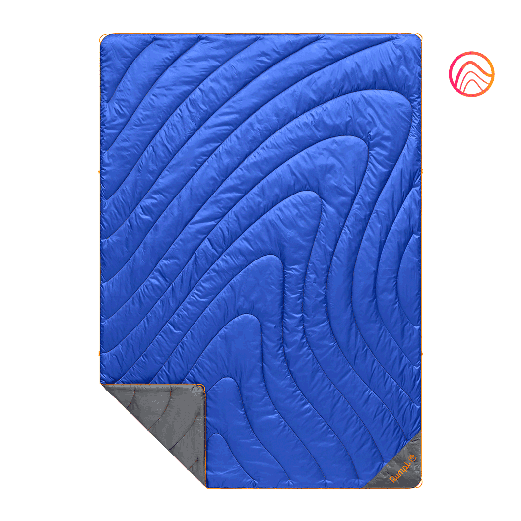 Original Puffy Blanket - Burning Blue - Custom