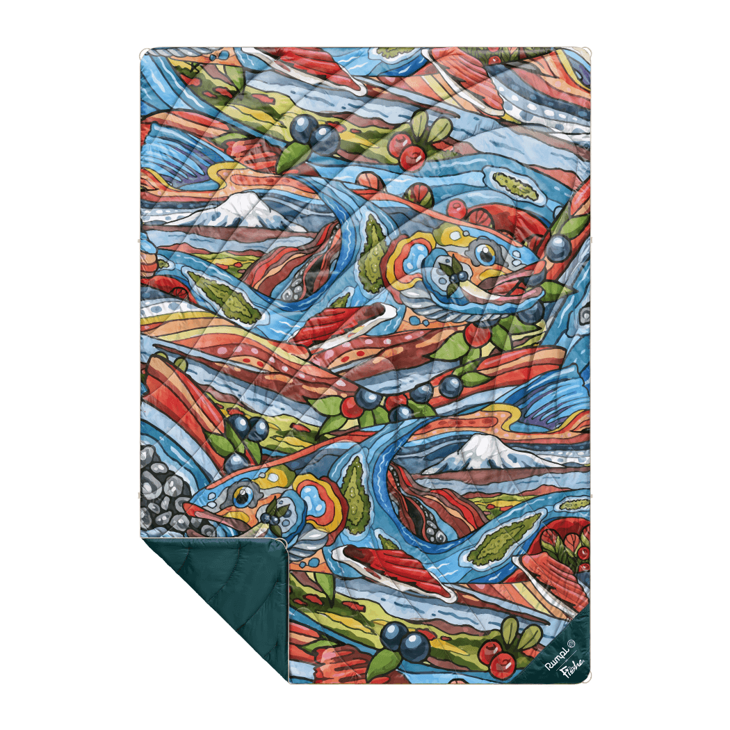 Original Puffy Blanket - Fishe - Arctic Char
