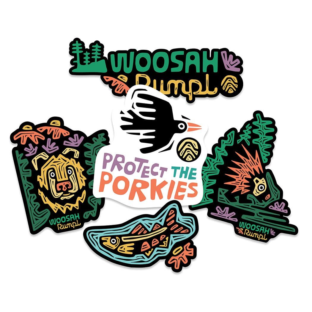 Woosah Sticker Pack - Protect the Porkies