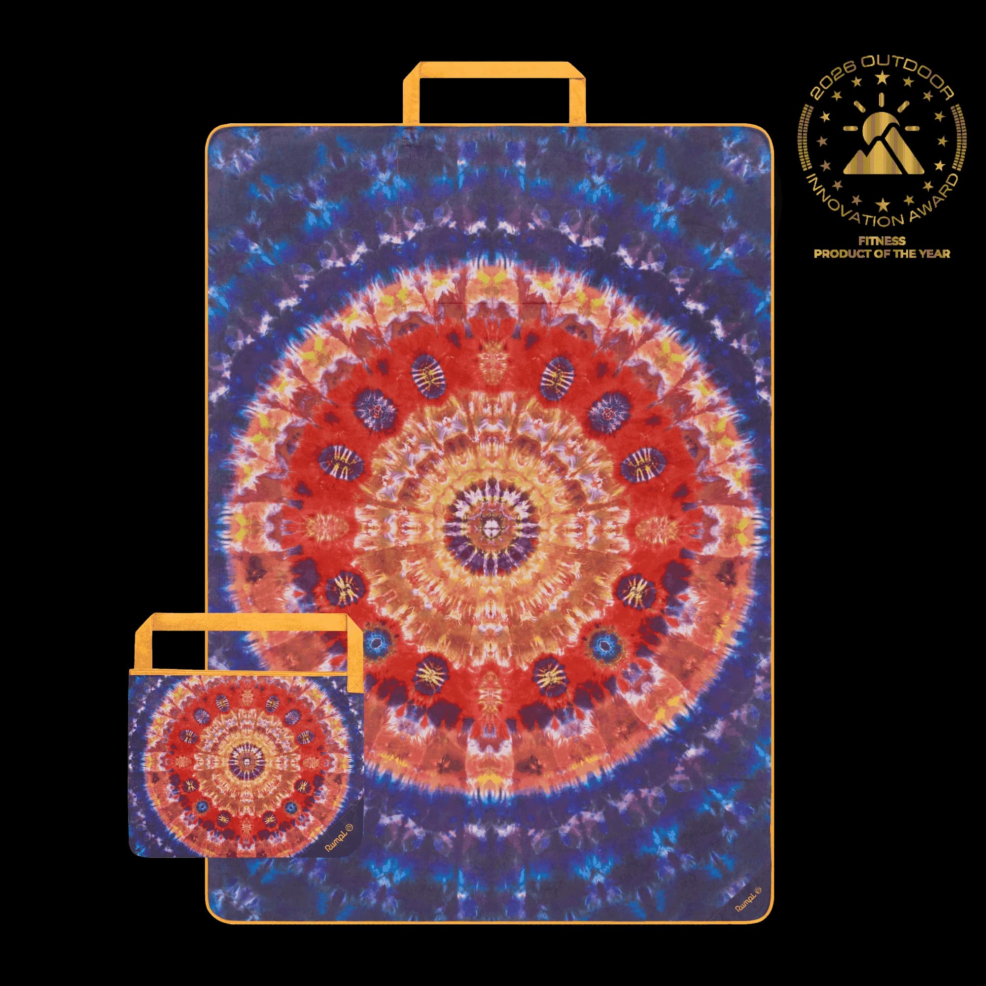 Tech Towel Tote Double - Tapestry Tie Dye