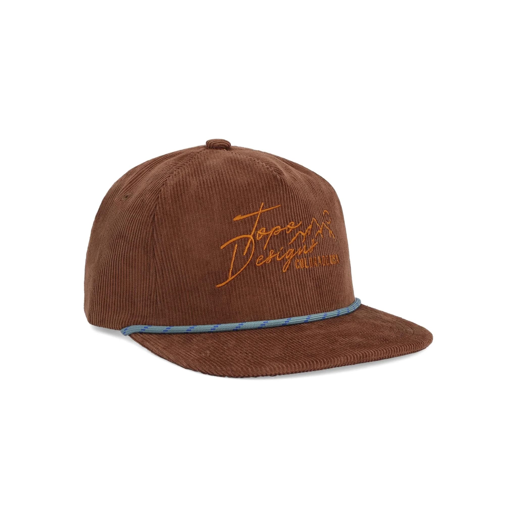 Corduroy Trucker Hat - Topo Script