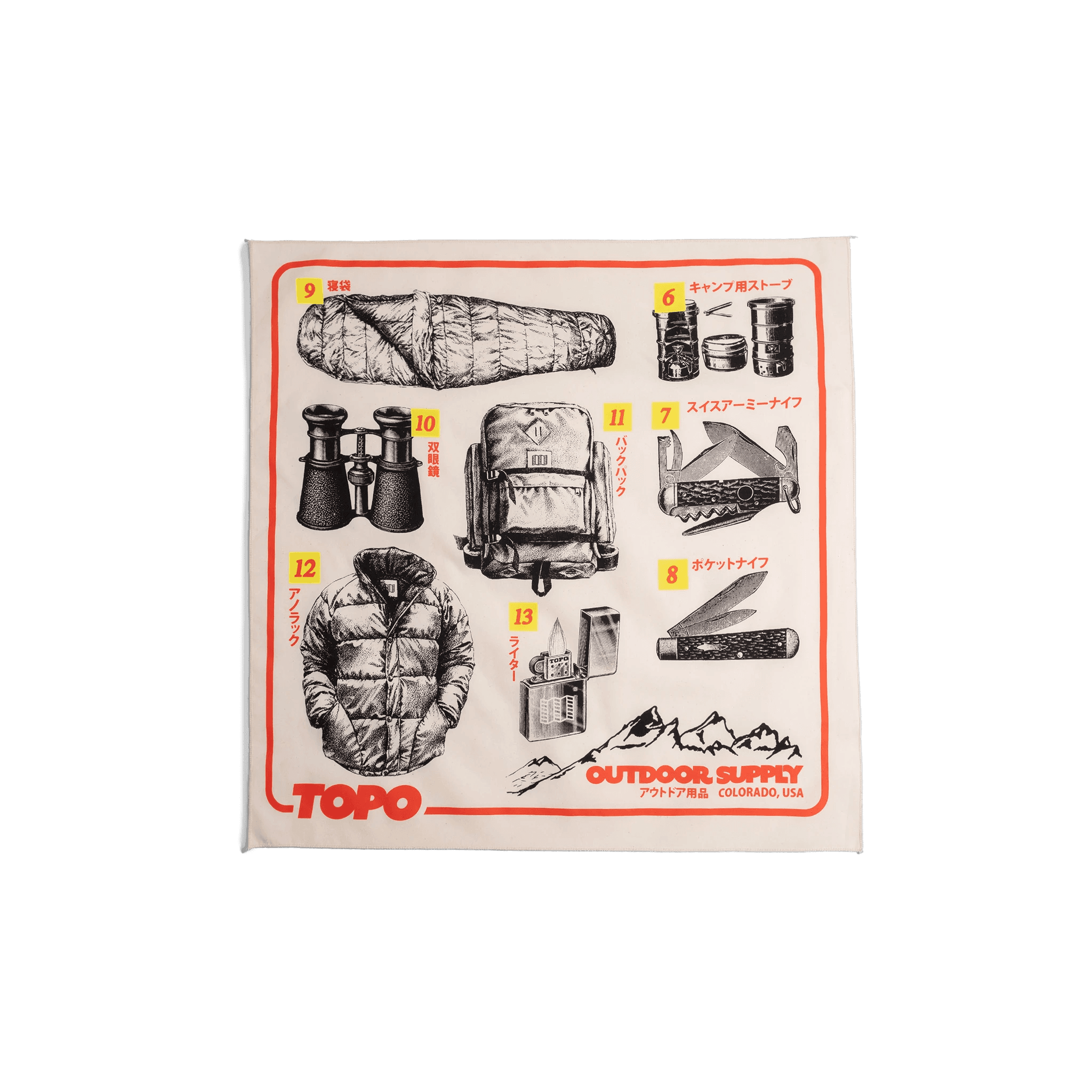 x Pine Printshop Catalog Bandana