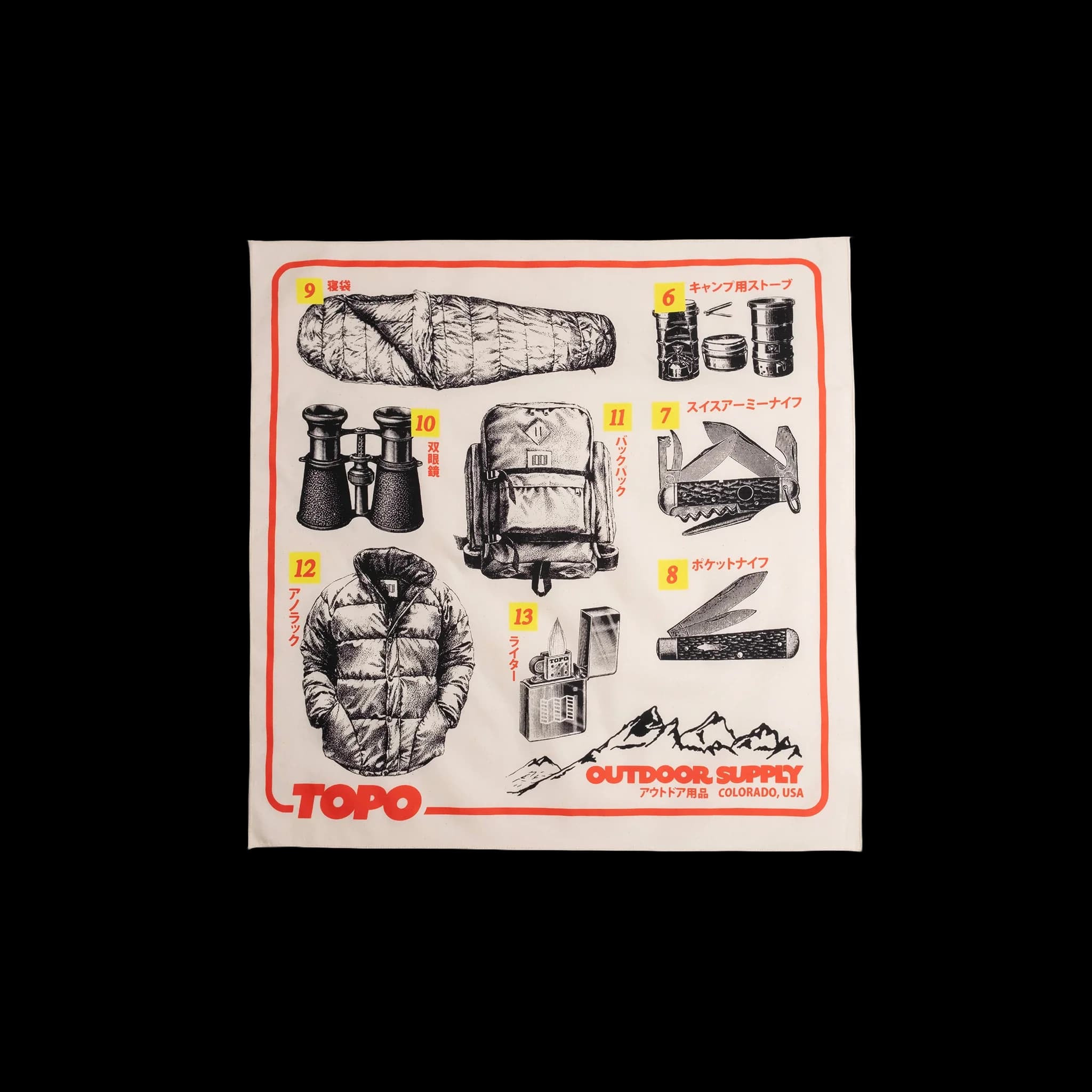x Pine Printshop Catalog Bandana