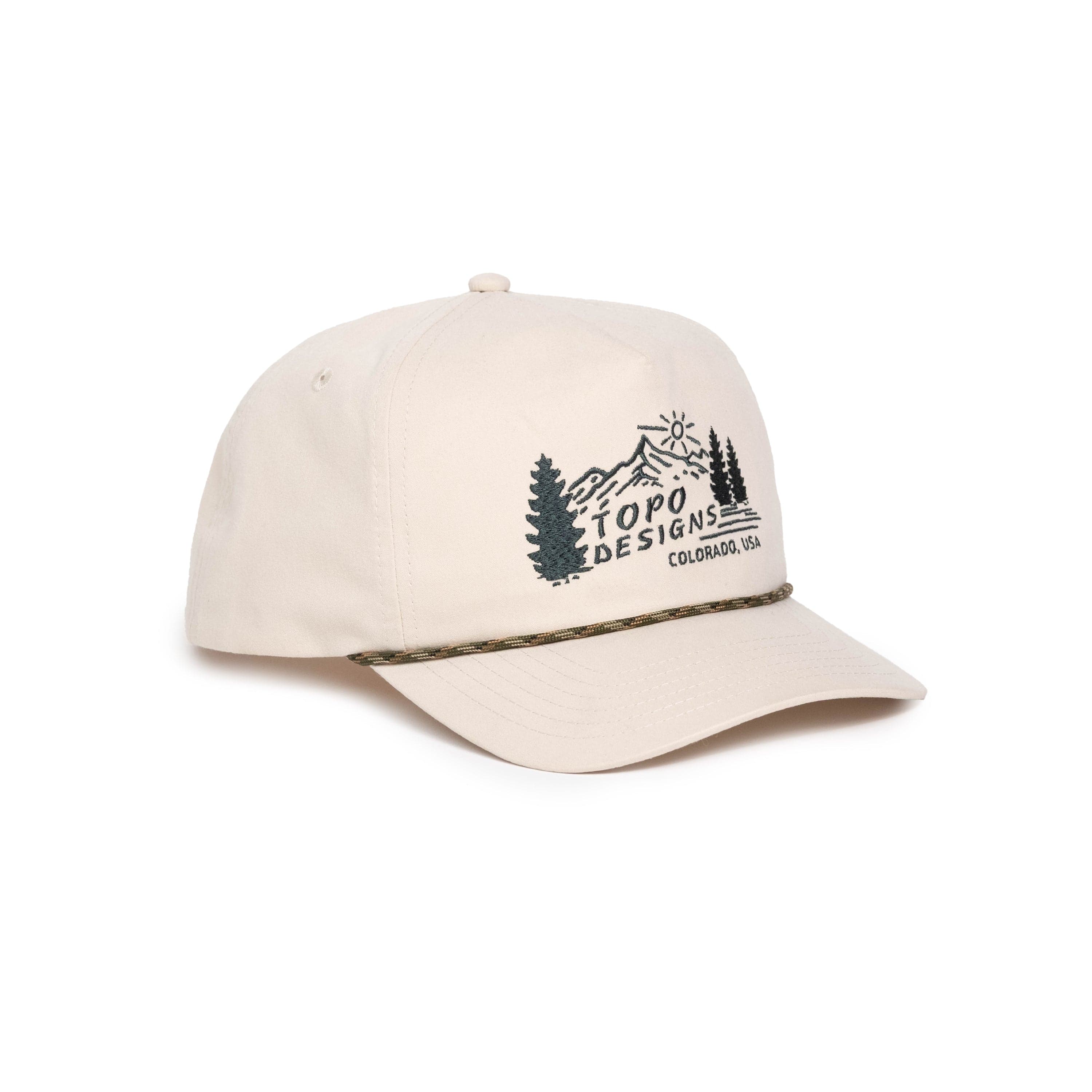 Twill Rope Cap - Mountain Scene