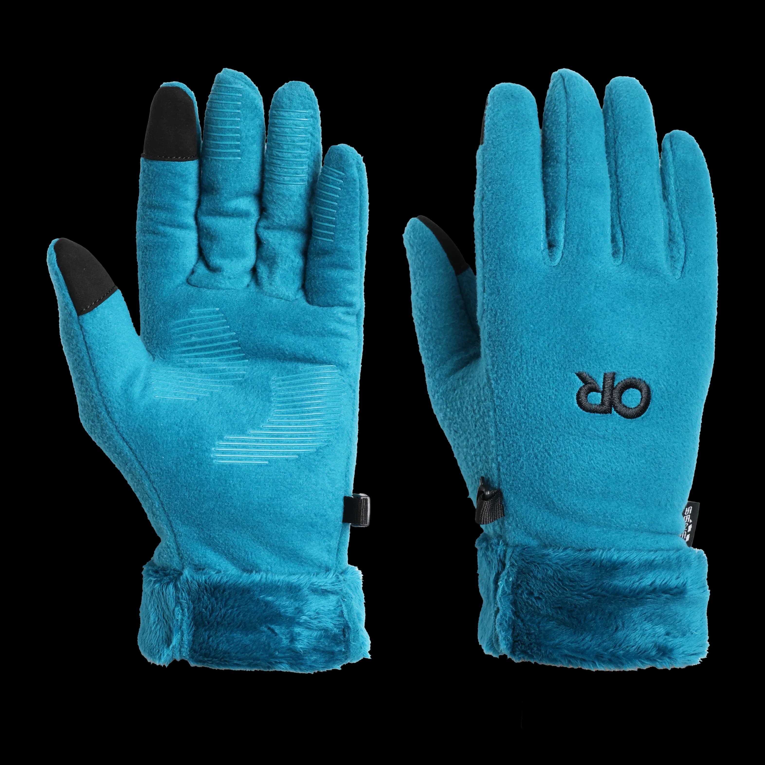Women's Fuzzy Sensor Glove