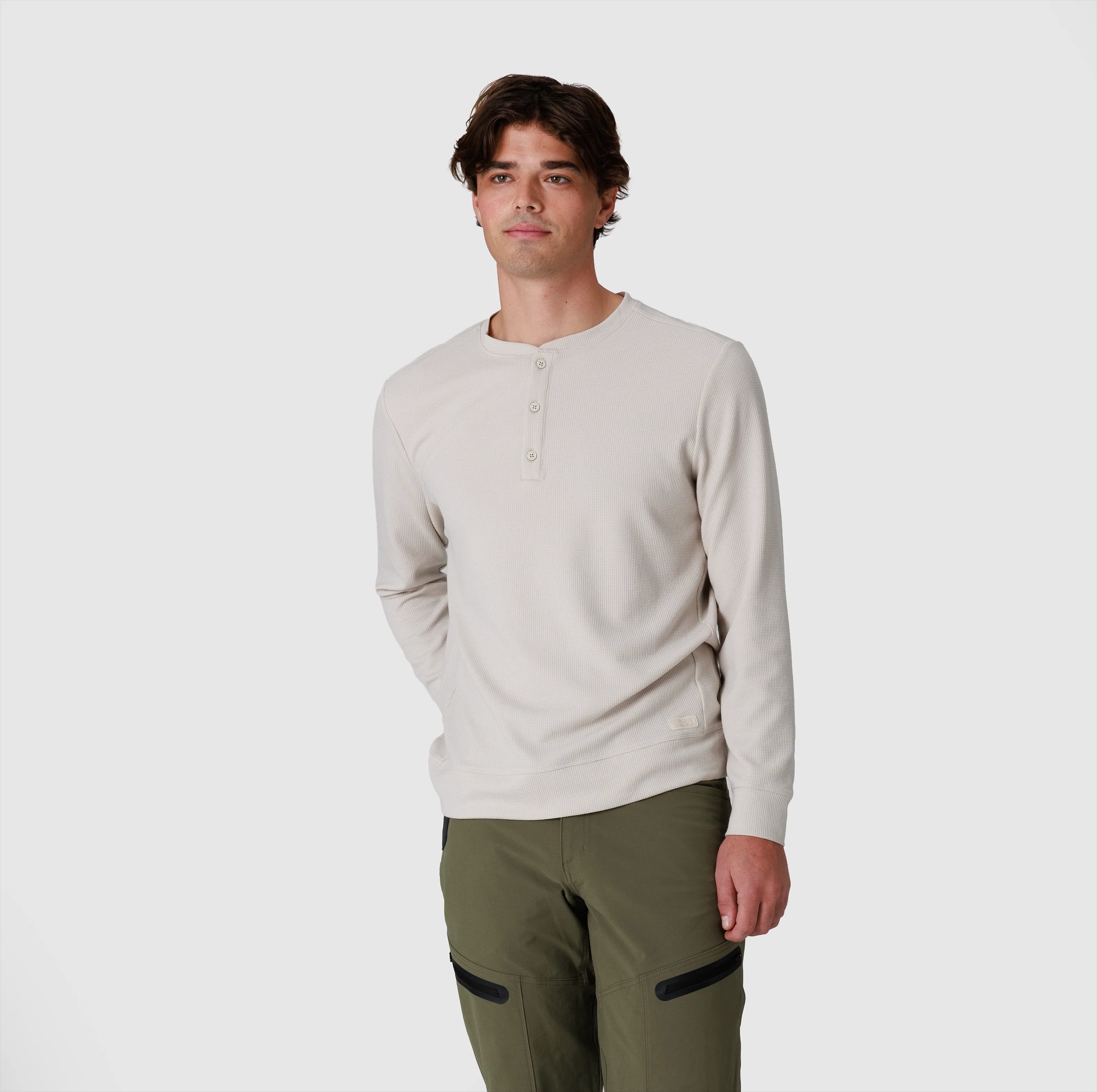 Men's Eclipse Waffle Long Sleeve Henley