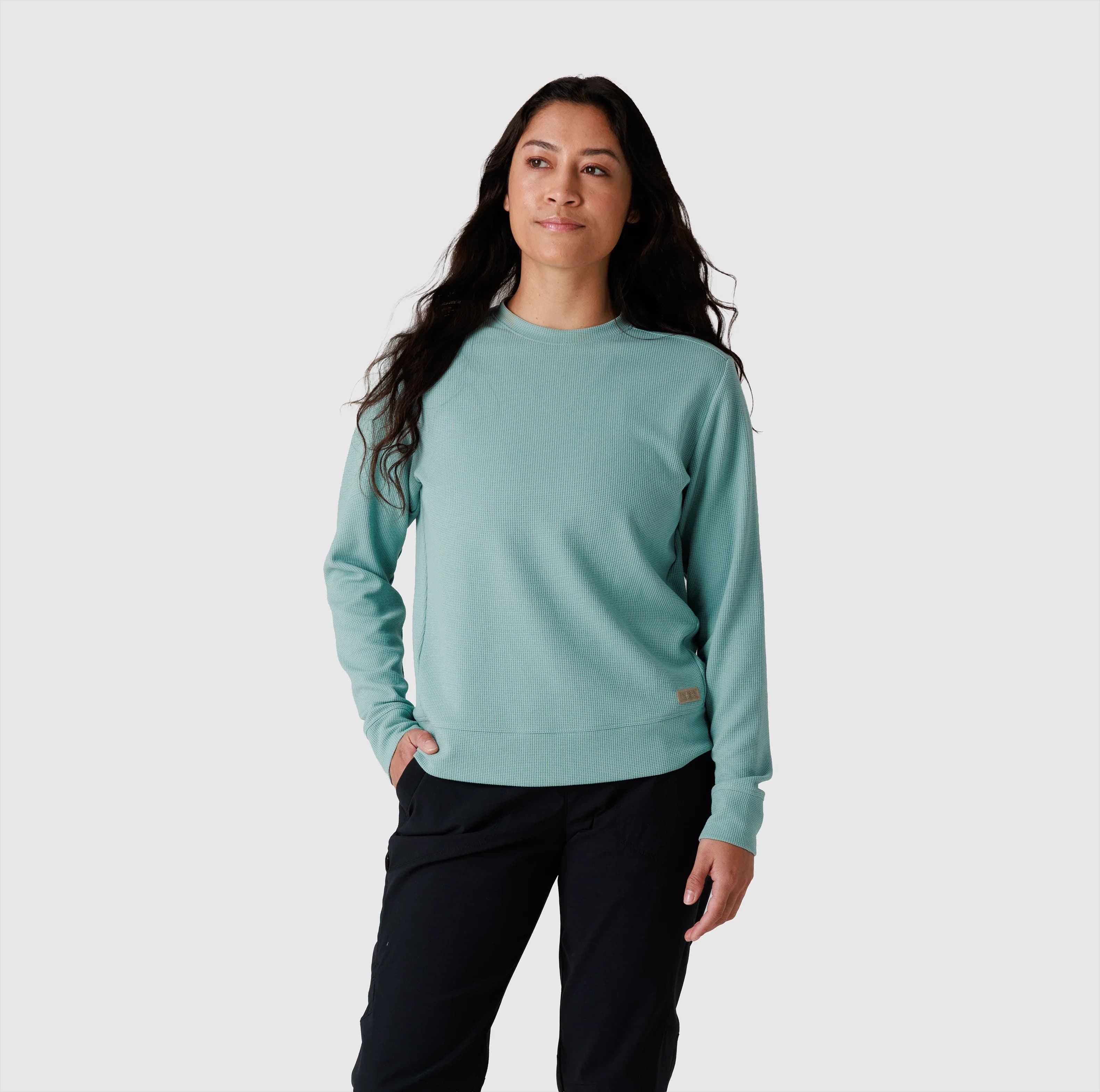 Women's Eclipse Waffle Long Sleeve Tee