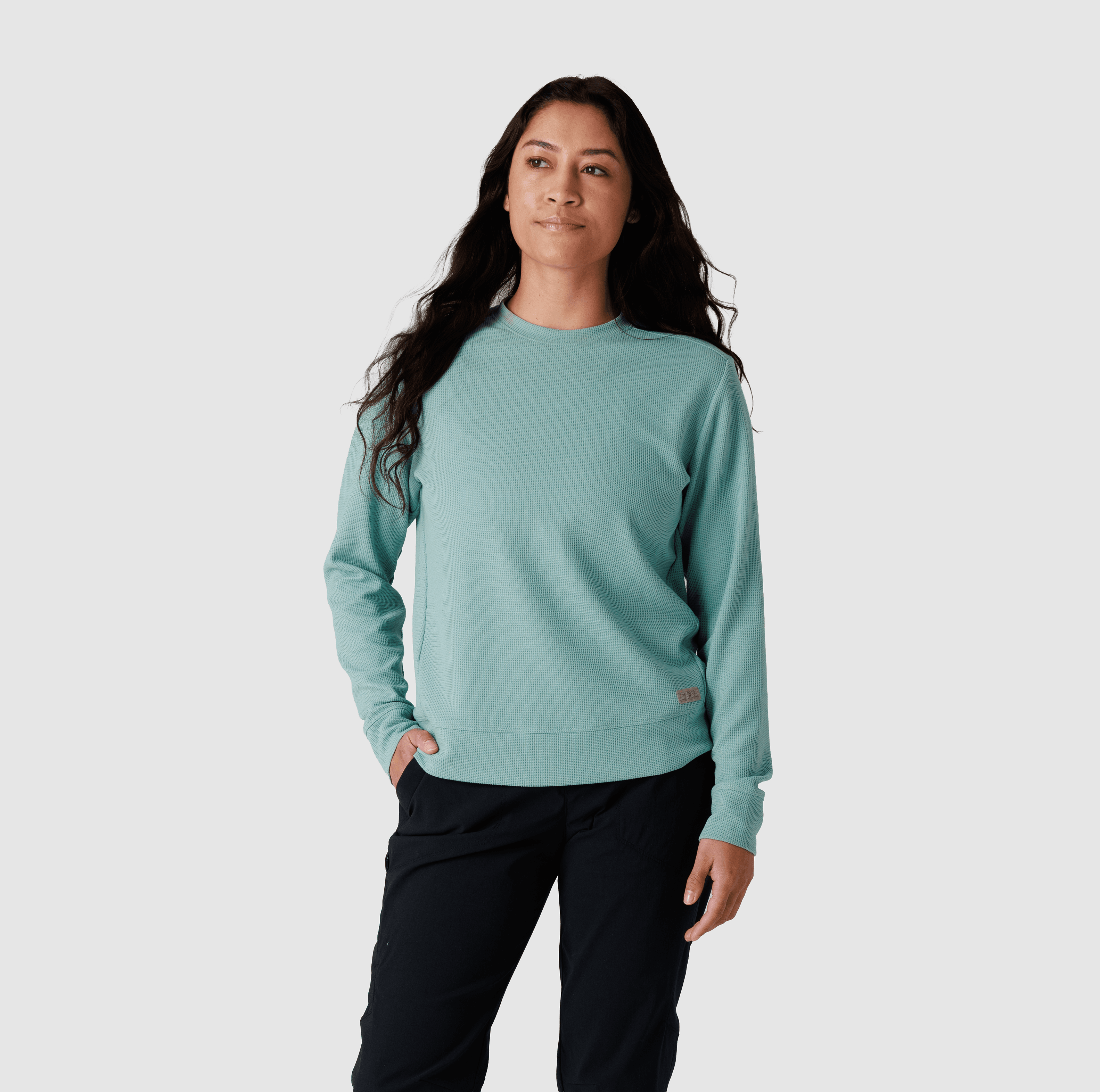 Women's Eclipse Waffle Long Sleeve Tee
